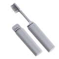 Travel Toothbrush Outdoor Camping Portable Folding Small Tooth Brush Traveling Toothbrushes for Adults Teeth Brushes HIP grey