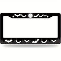 Bat & Full Moon Stainless Steel License Plate Frame License Plate Frame HIP 1