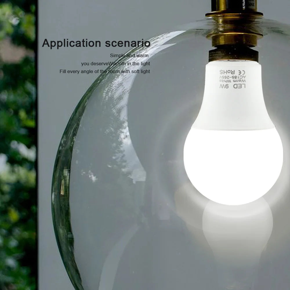 10-Pack E27 LED Bulbs 3W–18W AC 220V | Cool & Warm White LED Light Bulb Pack HIP