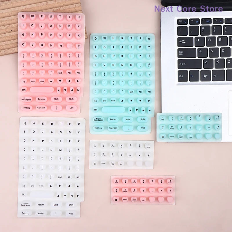 Raised Silicone Keyboard Stickers for Long Nails – 70/21 Pcs Nail Keyboard Stickers HIP