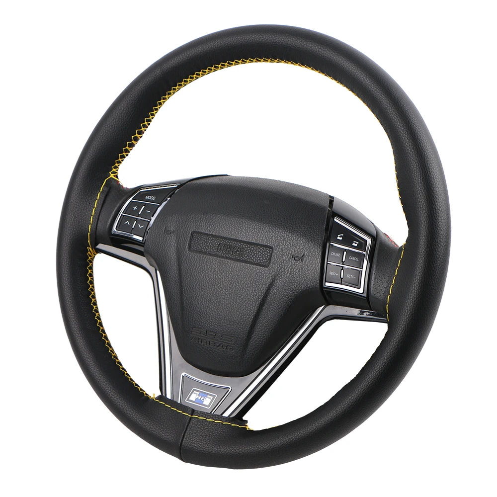 Cowhide Leather Steering Wheel Cover – DIY Hand Sew | O SHI CAR Steering Wheel Cover HIP