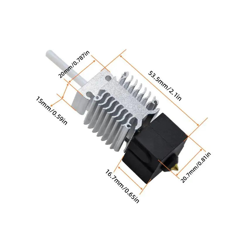 Ender 3 V3 SE All-Metal Hotend Nozzle Kit – Stainless Steel 3D Printer Hotend Kit HIP No plug 1set