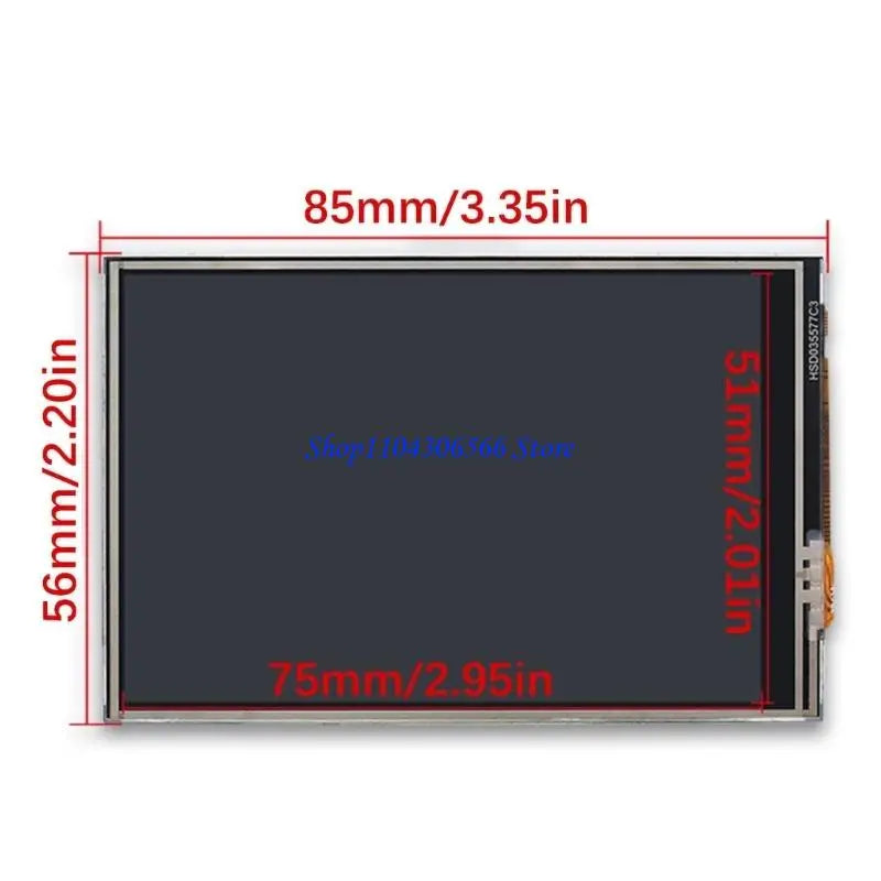 3.5" Resistive Touchscreen Display 480×320 for Raspberry Pi Touchscreen Display Module HIP