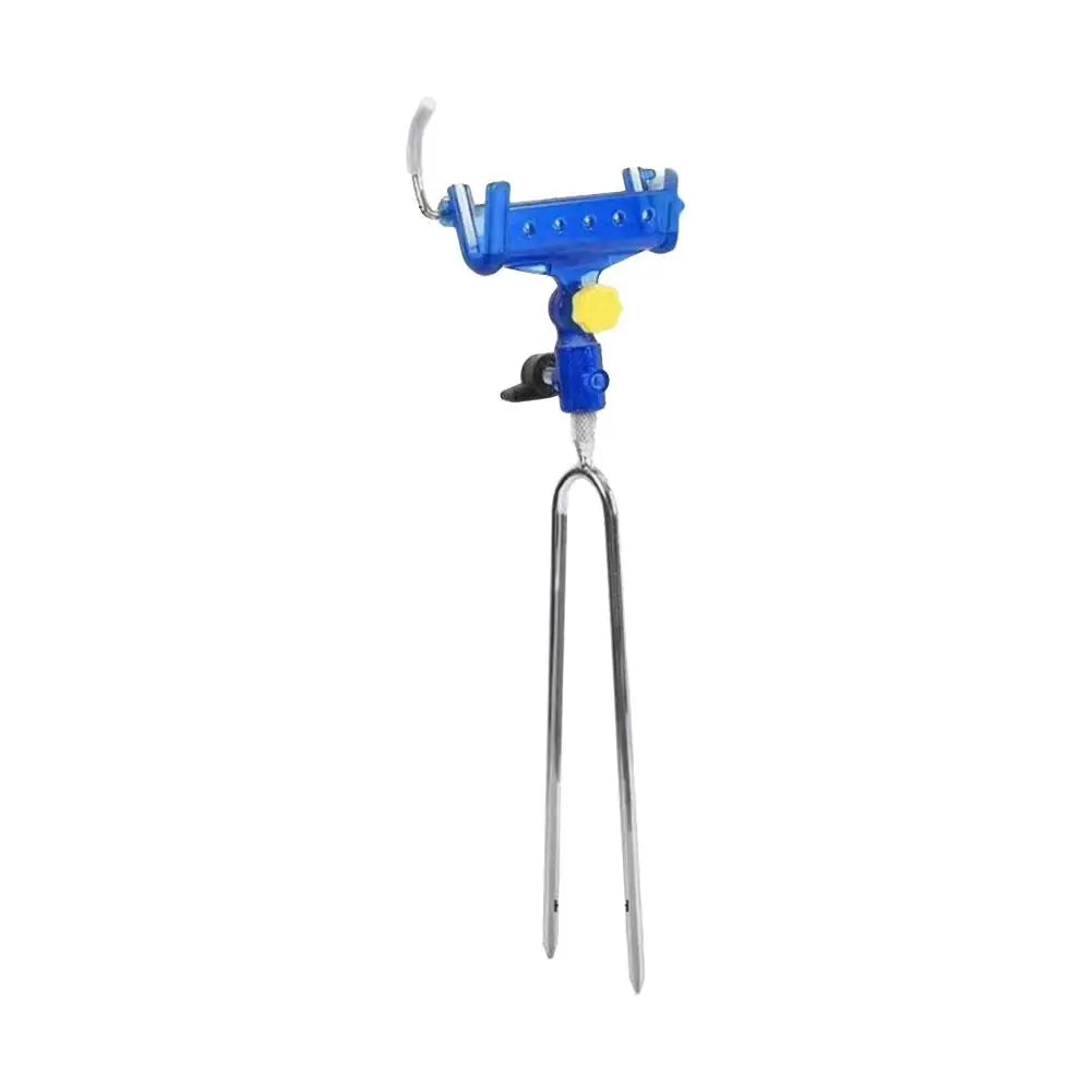 1Pc 360 Degree Adjustable Fishing Rod Holder Folding Fish Pole Stand For Fishing Ground Support Fishing Rod Ground Insertion HIP Blue