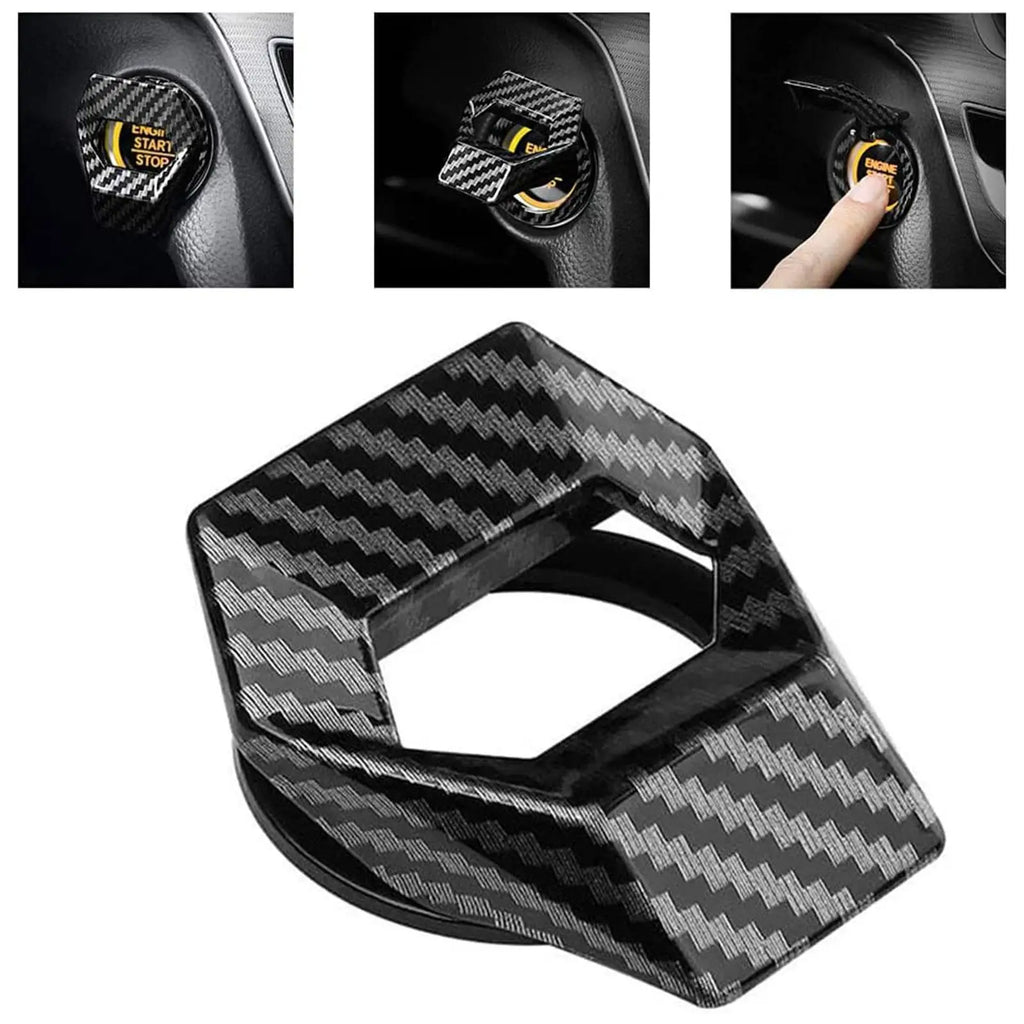 Car Engine Start Stop Switch Button Cover Decorative Auto Accessories Push Button Sticky Cover Car Interior Car-Styling HIP