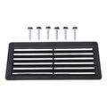 Black RV Air Vent Cover 10.4×5 in – ABS Rectangular Grill Air Vent Cover HIP 01