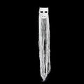 Paintable DIY Face Glowing Ghost Mask 105cm Hanging Long Hair Halloween Prop Yard Indoor Outdoor Haunted House Decor HIP White