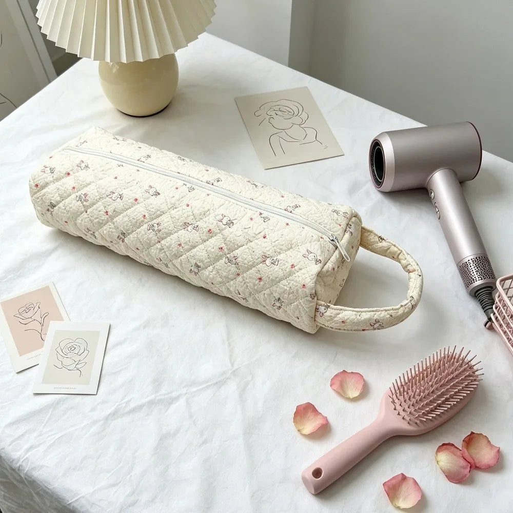 Quilted Hair Dryer Storage Bag – Dustproof, Large Capacity Hair Tool Storage Bag HIP Style 2