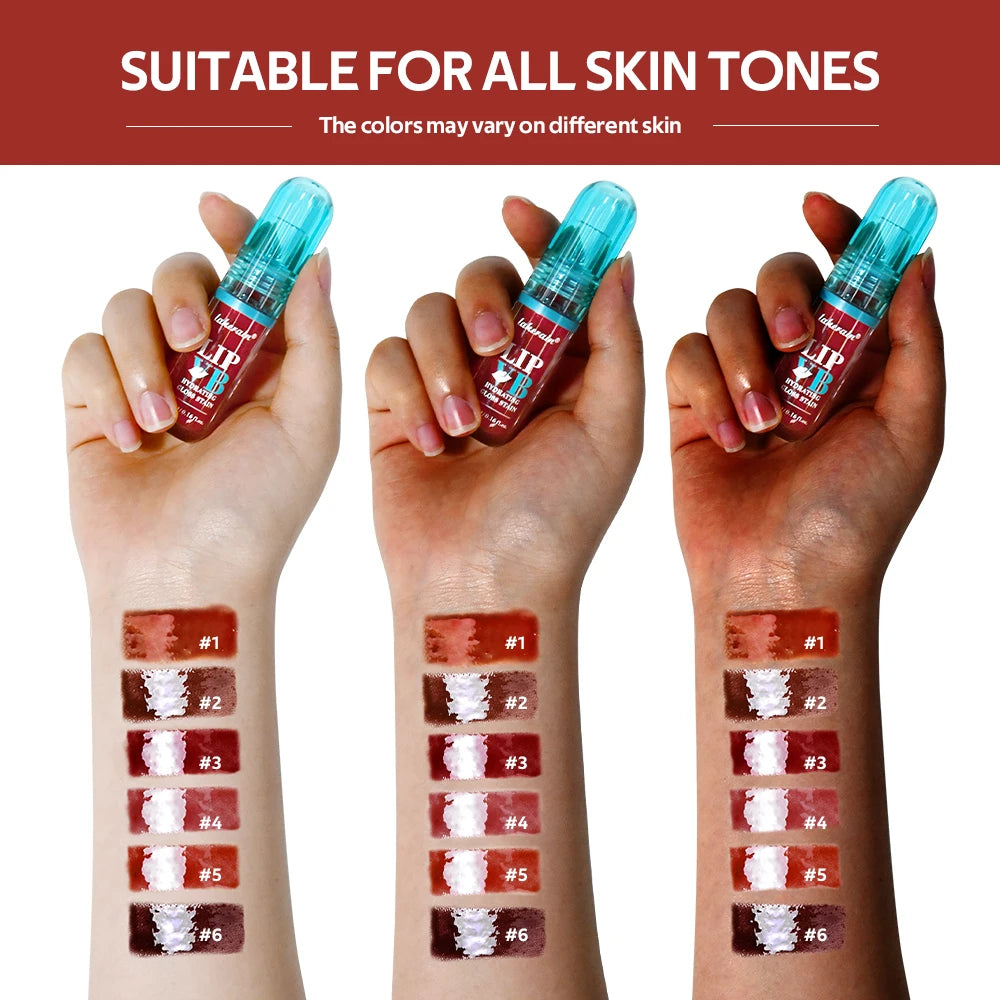 Lip Stain Vb Hydrating Gloss Stain 12HR Hydration Long-Lasting Moisturize Nourish Lips Hydra Honey Instant Glossy Wetness Makeup HIP