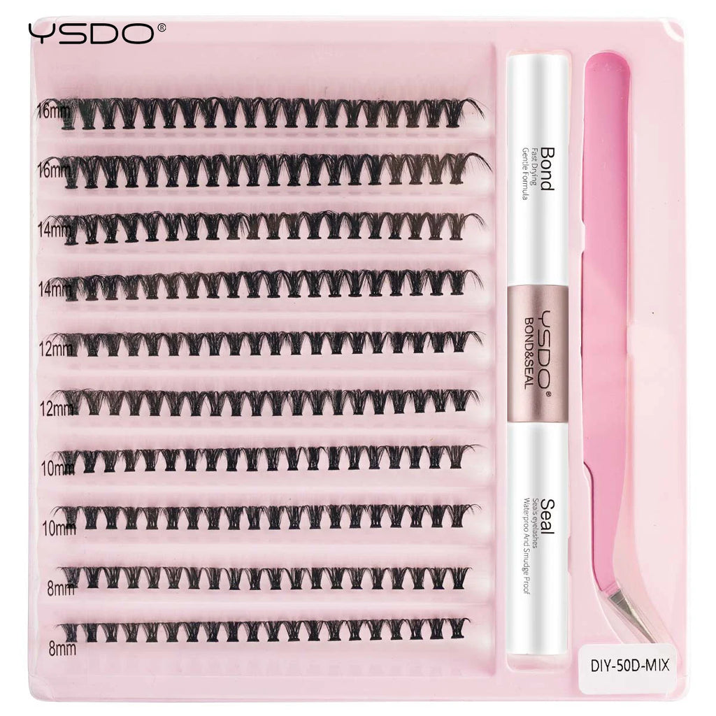 200 Bundles DIY Clusters False Eyelashes Set Mix Eyelash Extension Set Natural Thick 8D/120D 10 Rows Individual Lashes Makeup HIP