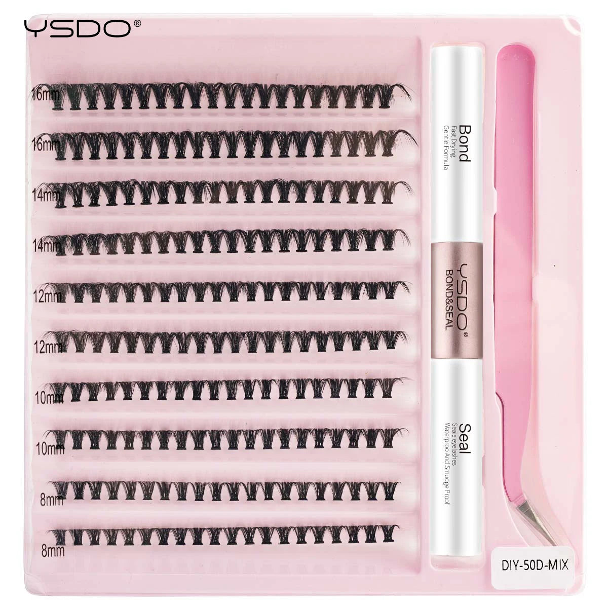 200 Bundles DIY Clusters False Eyelashes Set Mix Eyelash Extension Set Natural Thick 8D/120D 10 Rows Individual Lashes Makeup HIP