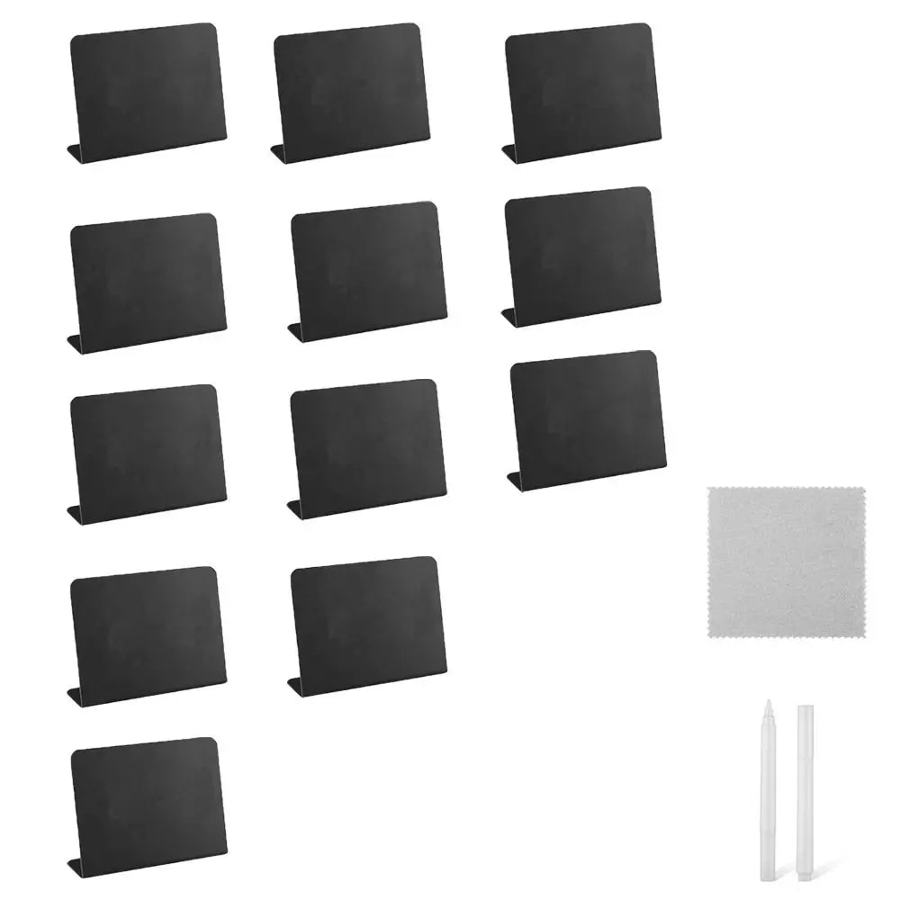 Reusable Mini Chalkboard Signs 12-Pack – Place Cards & Labels Chalkboard Place Cards HIP A