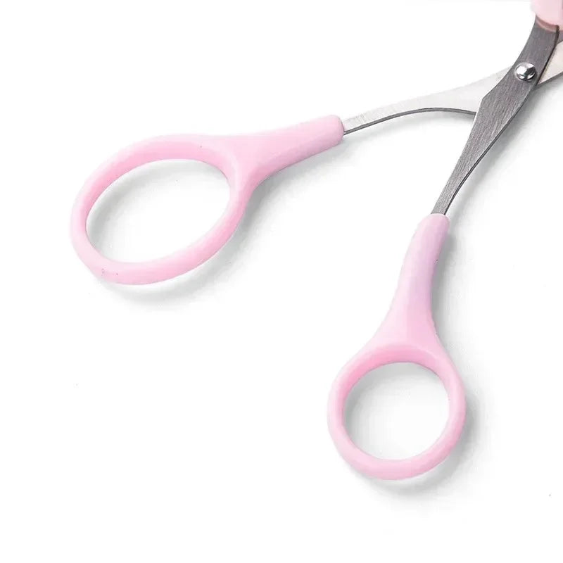 Stainless Steel Eyebrow Scissors with Comb – 1/3 Pc Kit Eyebrow Trimmer Set HIP