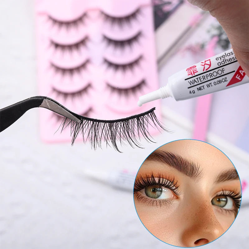 Clear Quick Dry Eyelash Glue Makeup Waterproof Lasting Disposable Adhesive Glue for Eyelashes Extension Glues Lashes Cosmetics HIP