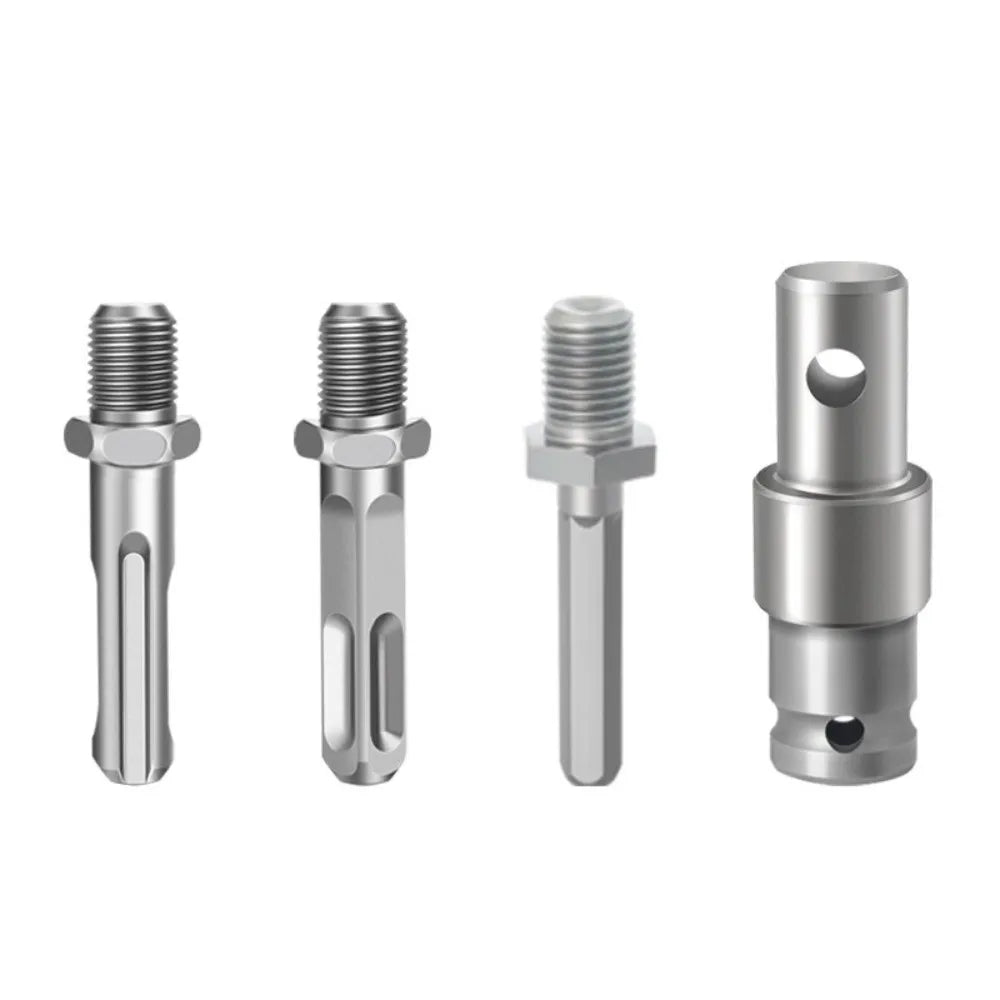 Garden Earth Auger Drill Adapter – Round, Square & Hex Shank Drill Adapter HIP
