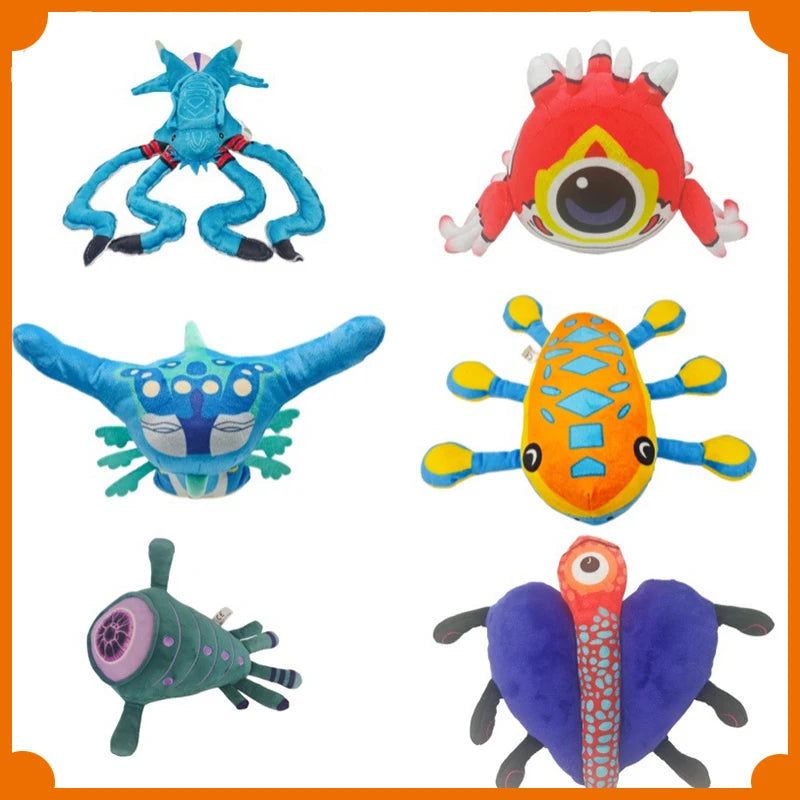 Subnautica Plush Toy – Crabsquid, Reefback & Leviathan Doll Collectible Plush Toy HIP