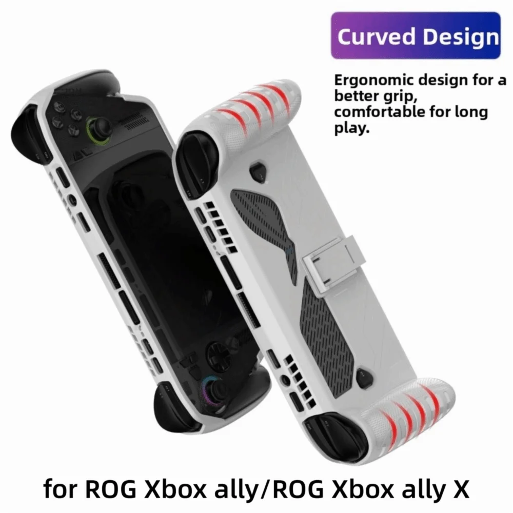 TPU Shockproof Case with Kickstand for ROG Ally & Ally X Game Console Case HIP