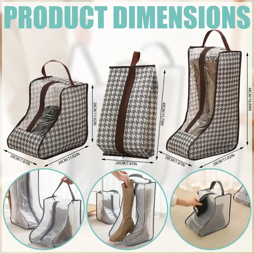 Waterproof Boot Storage Bag – Portable Shoe Organizer Shoe Storage Bag HIP