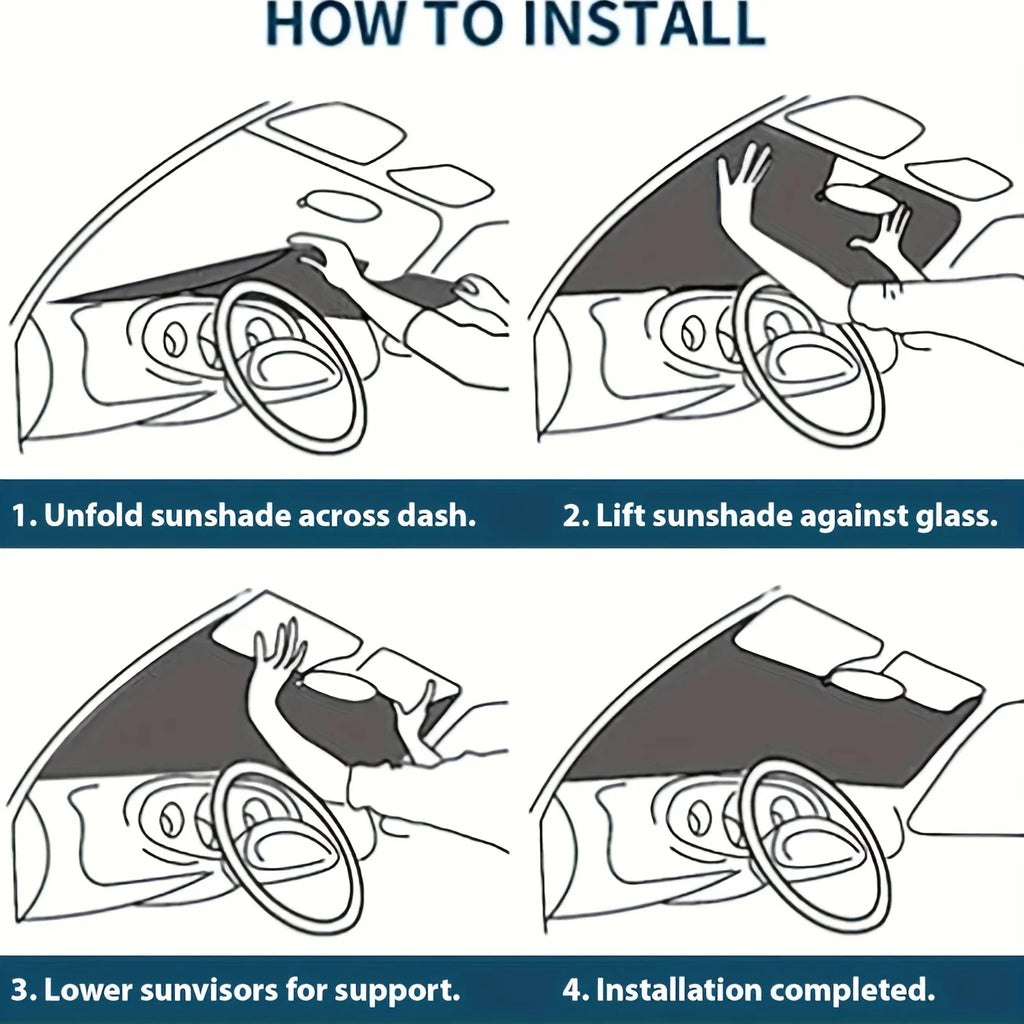 Kangaroo & Koala Car Sun Shade | Australian Flag UV Blocker Car Sun Shade HIP