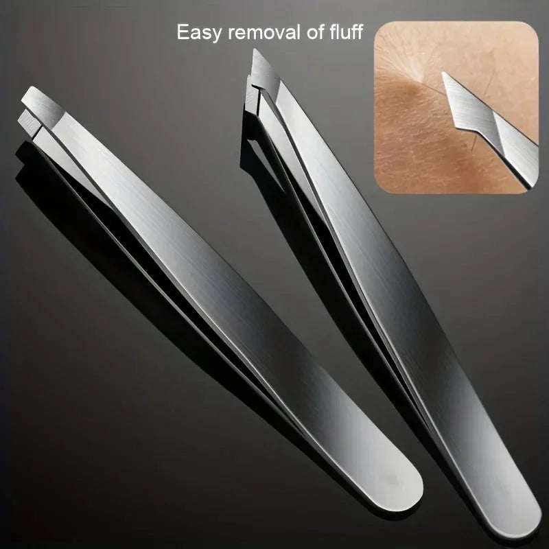 4-Piece Stainless Steel Precision Eyebrow Tweezer Set Eyebrow Tweezer Set HIP
