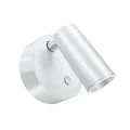 USB Rechargeable Magnetic LED Wall Lamp Reading Light With Touch Switch Dimmable Bedside Lamp Cordless Wall Lamp Spotlight HIP White
