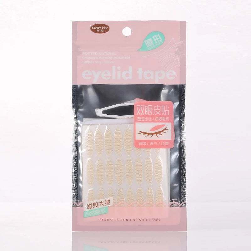 480PCS Invisible Double Eyelid Tape Self-Adhesive Gauze Slim/Wide Waterproof Fiber Stickers for eyelid with free Tools Cosmetics HIP 480Pcs-Widen06