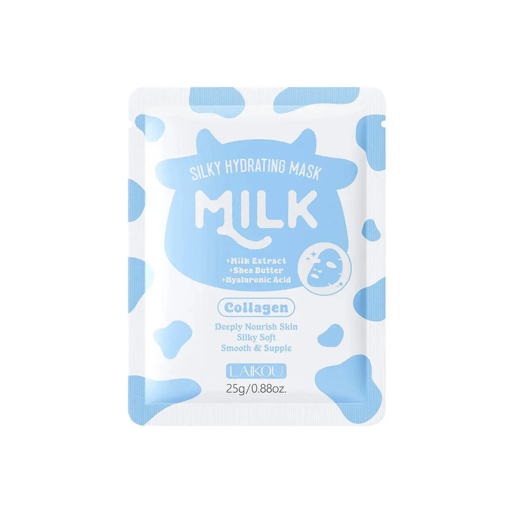 LAIKOU Milk Collagen Face Mask 25g – Hydrate & Brighten Hydrating Sheet Mask HIP