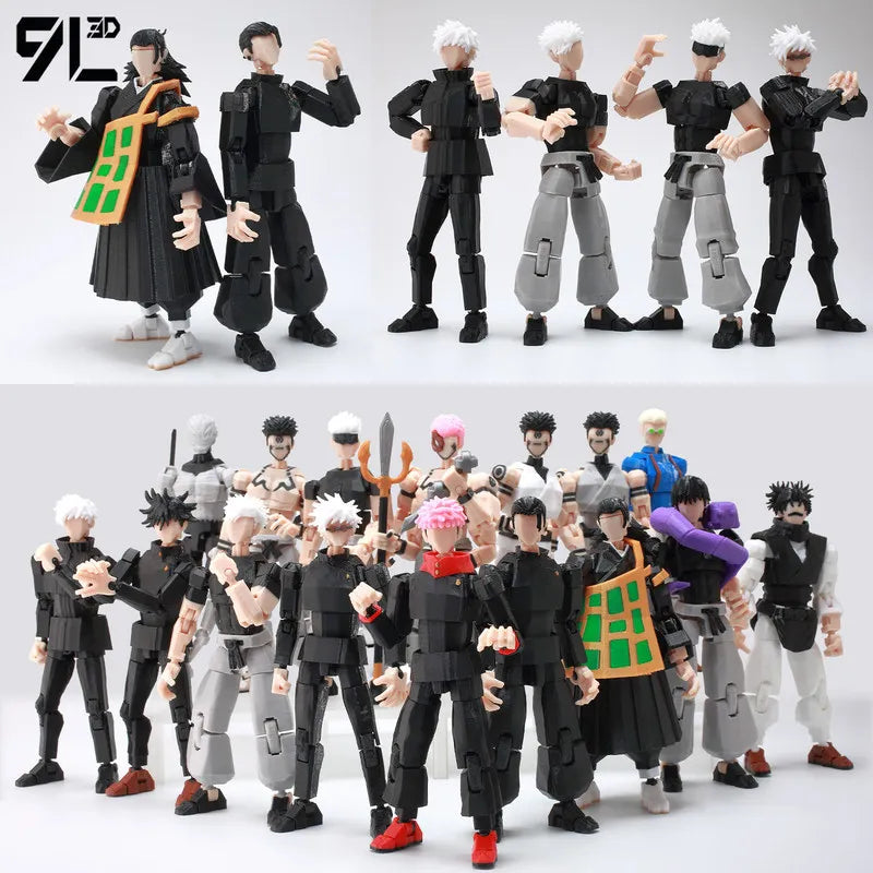 Jujutsu Kaisen Articulated Action Figure – Gojo & Itadori Anime Action Figure HIP