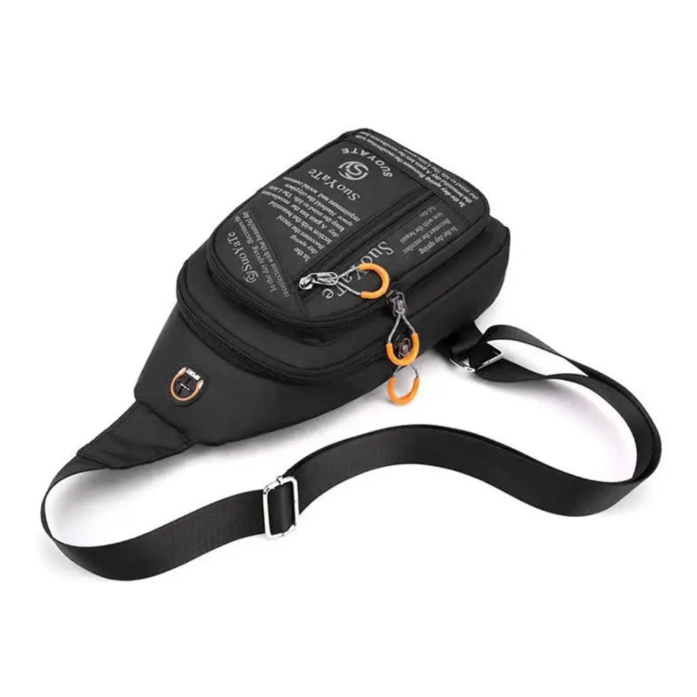 Nylon Crossbody Chest Bag – Multifunctional Sports Waist Pack Crossbody Waist Bag HIP