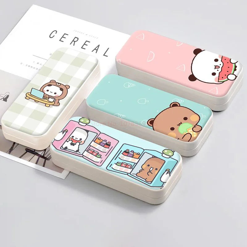 Panda Bubu & Yier Glasses Case – Portable, Drop-Resistant Eyeglasses Storage Case HIP