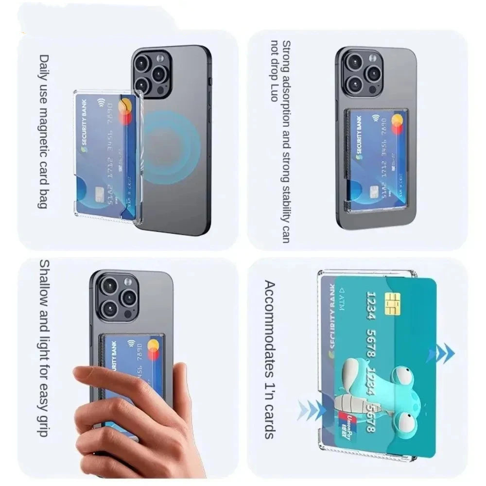 Magnetic Wallet & Phone Case Clear Storage Box | MagSafe Phone Case Storage Box HIP