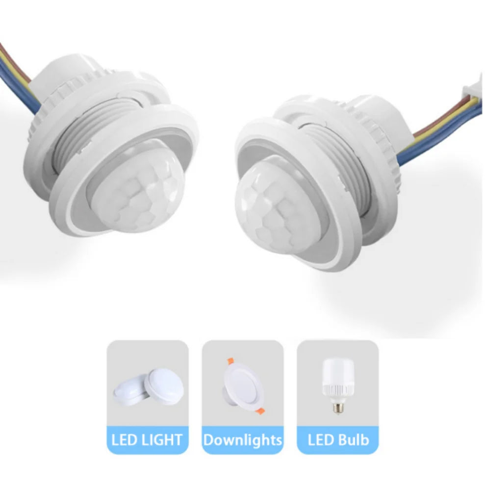 PIR Motion Sensor Light Switch Auto On/Off – 85–265V, 110° Motion Sensor Switch HIP