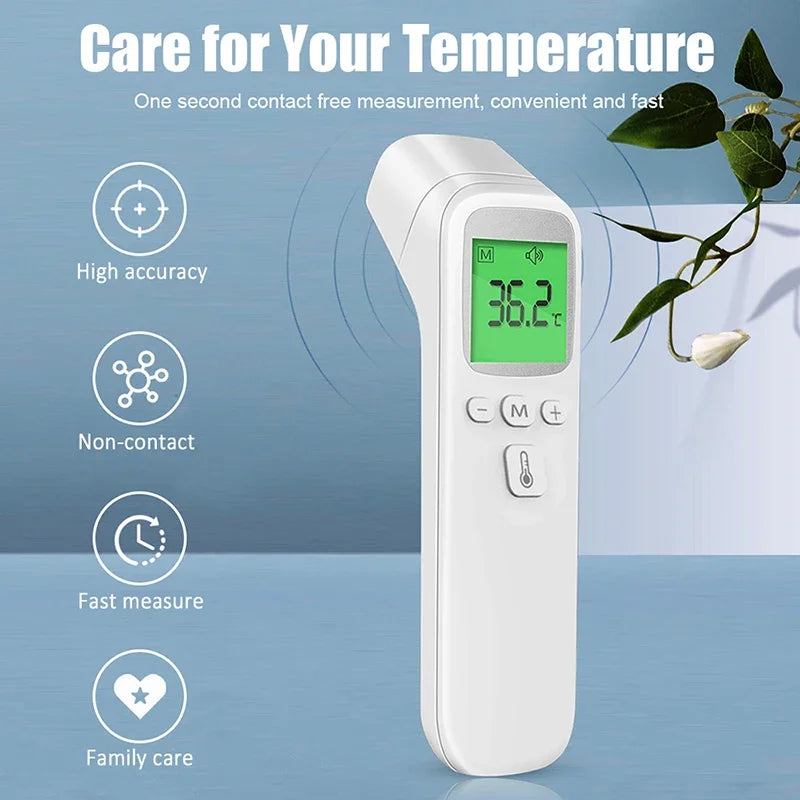 Non-Contact IR Thermometer & Finger Pulse Oximeter Kit Health Monitoring Kit HIP