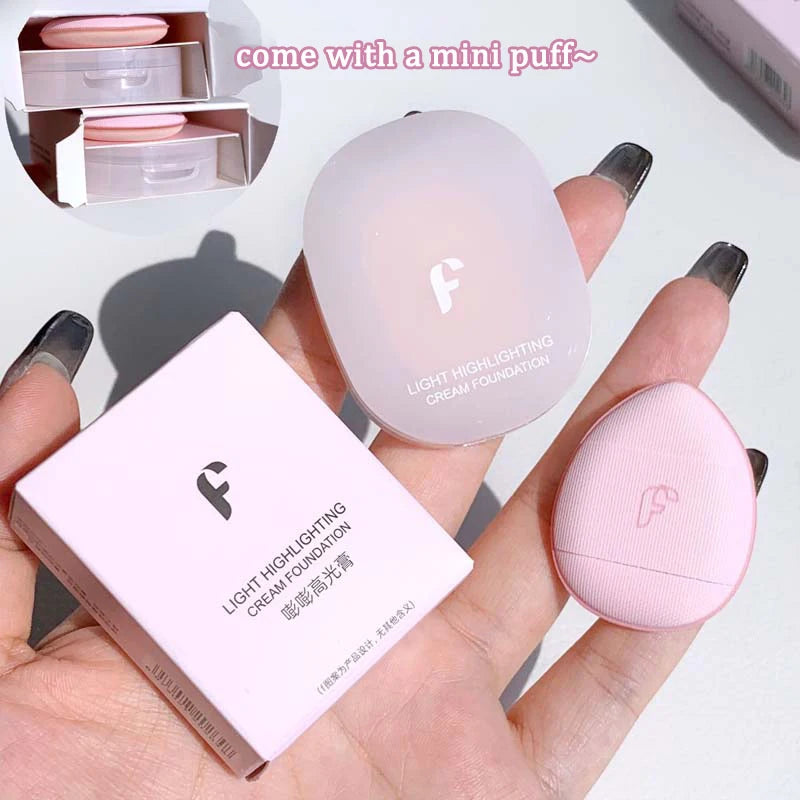 4 Colors Contouring Highlighter Cream Pearlescent Luminizer Waterproof Three-dimensional Face Makeup Illuminator High Gloss HIP
