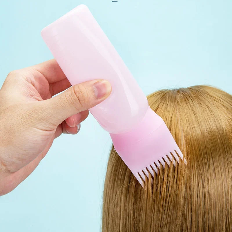 4 Colors 60OZ Portable Scalp Applicator Liquid Comb Hair Roots Massage Medicine Comb Hair for Hair Growth Serum Oil Nourish HIP