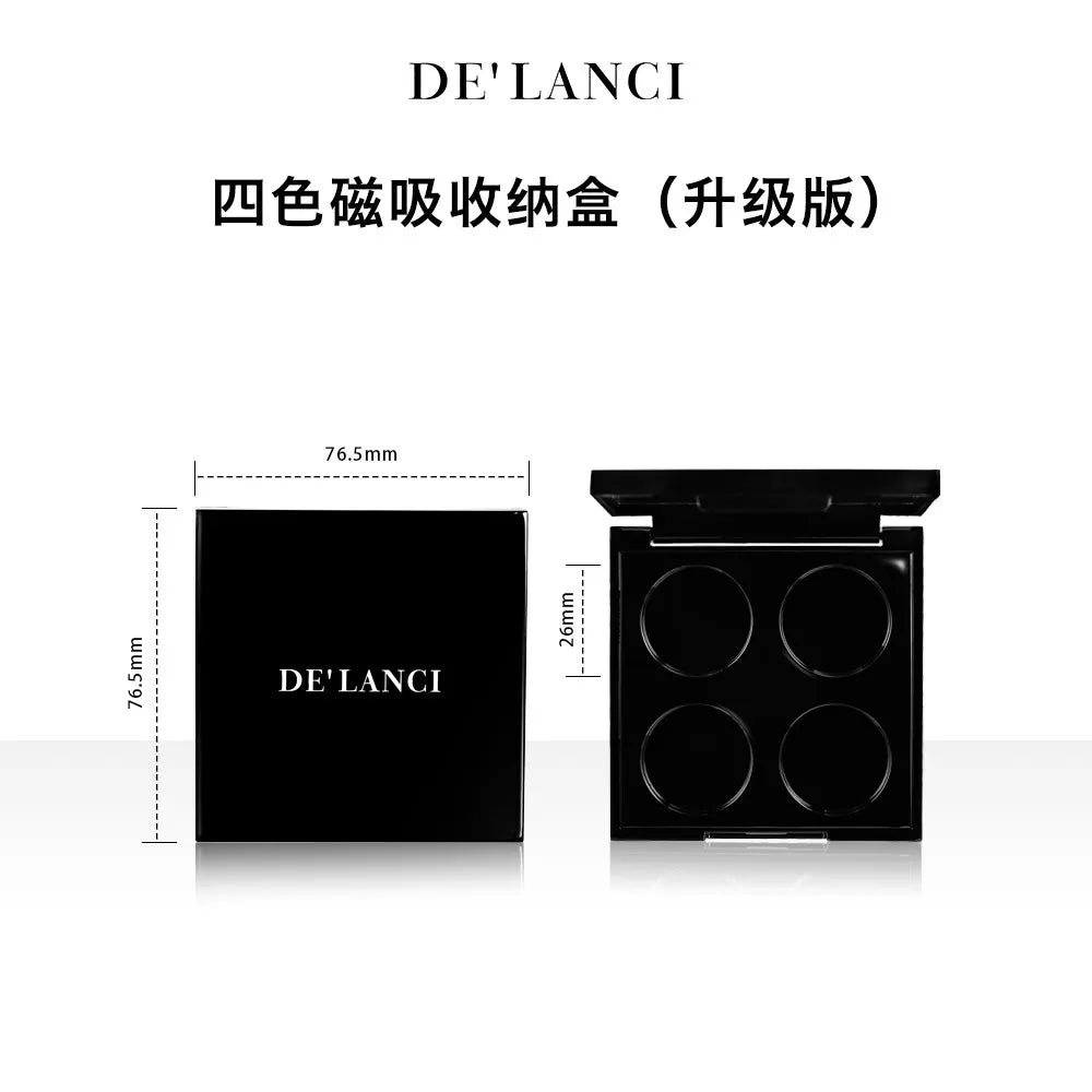 DE'LANCI Macarons Eyeshadow Palette – Mix & Match Pigmented Eyeshadow Palette HIP DIY 4-grid
