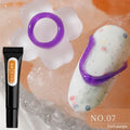 Nail Art Decorations Gel PVC Hose Modeling Phototherapy UV Nail Polish Glue INS Transparent Gummy Carving Jelly 5D Nail Art Gum HIP 07