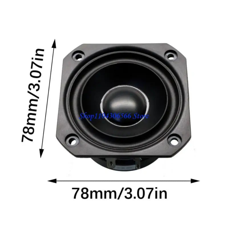 20W 78mm Aluminum Speaker 8 Ohm – HiFi Bass Loudspeaker Unit Loudspeaker Unit HIP
