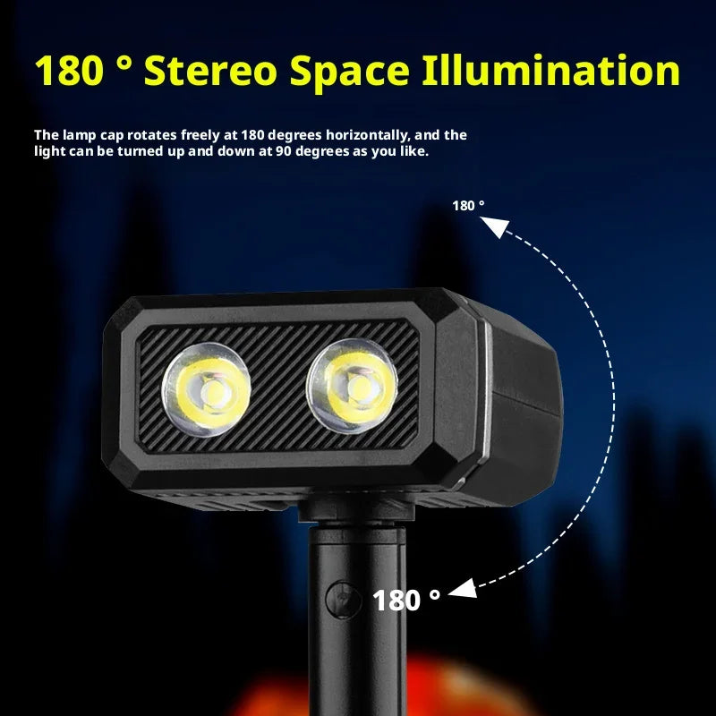 ESMARTER 180° Magnetic LED Work Light & Camping Flashlight LED Work Light HIP