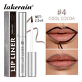 Peel Off Lip Cosmetic Magic Matte Lip Liner Pencil Long Lasting Waterproof Smudge Proof Transfer Proof Peel Off Lip Stain Tattoo HIP 3Brown