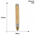 E27 Vintage Edison Filament Bulb 40W | ST64 G80 G95 G125 Vintage Filament Bulb HIP T225 filament 40w