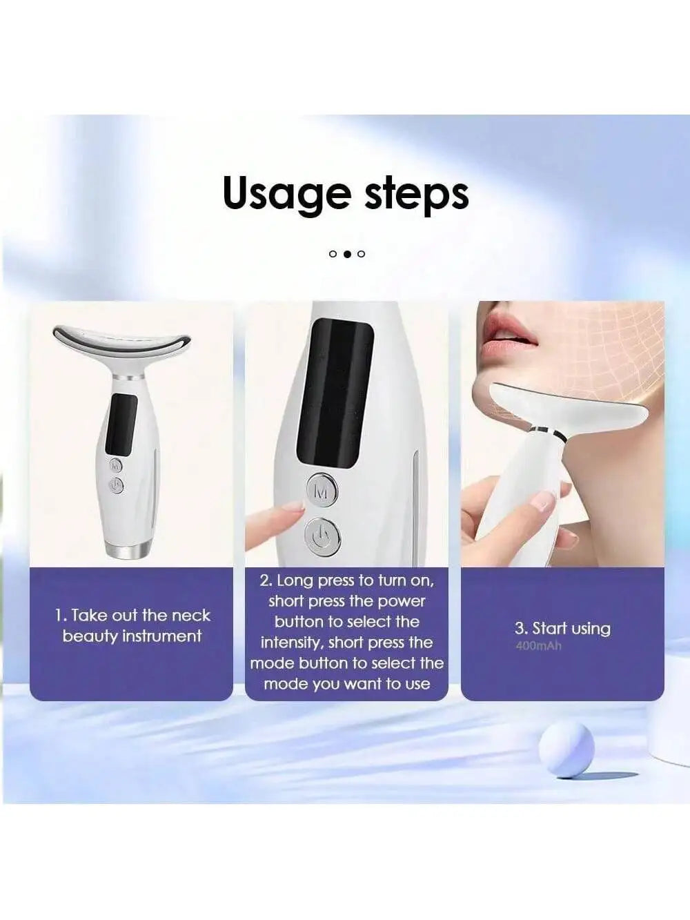 High-Frequency Portable Facial Massager – Skin Tightening Facial Massager Device HIP