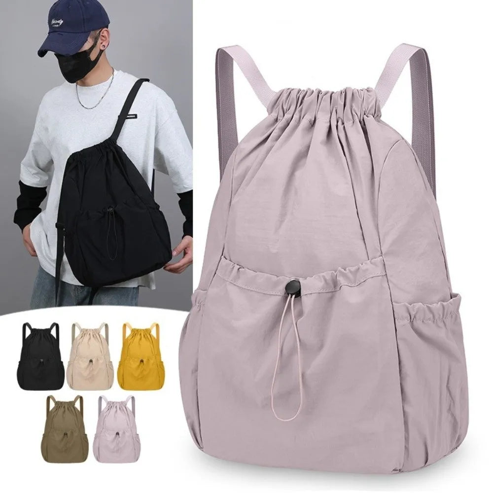Nylon Oxford Drawstring Backpack – Lightweight & Foldable Drawstring Backpack HIP