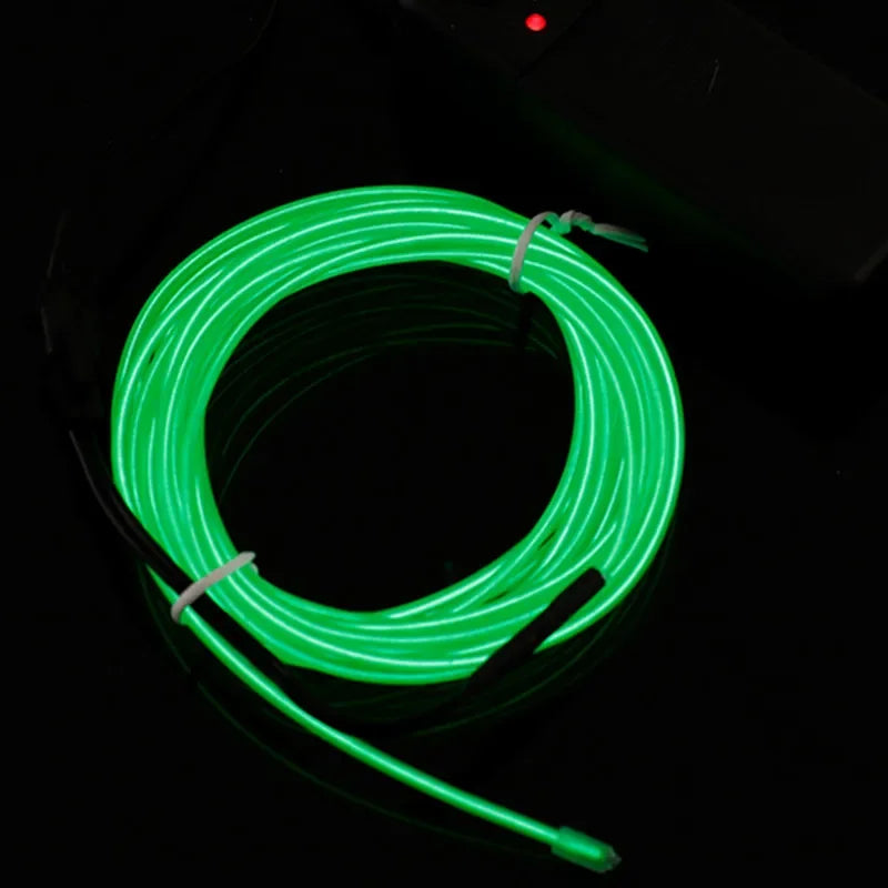 Flexible Neon EL Wire LED Strip Waterproof Multicolor 1M–5M LED Neon Light Strip HIP