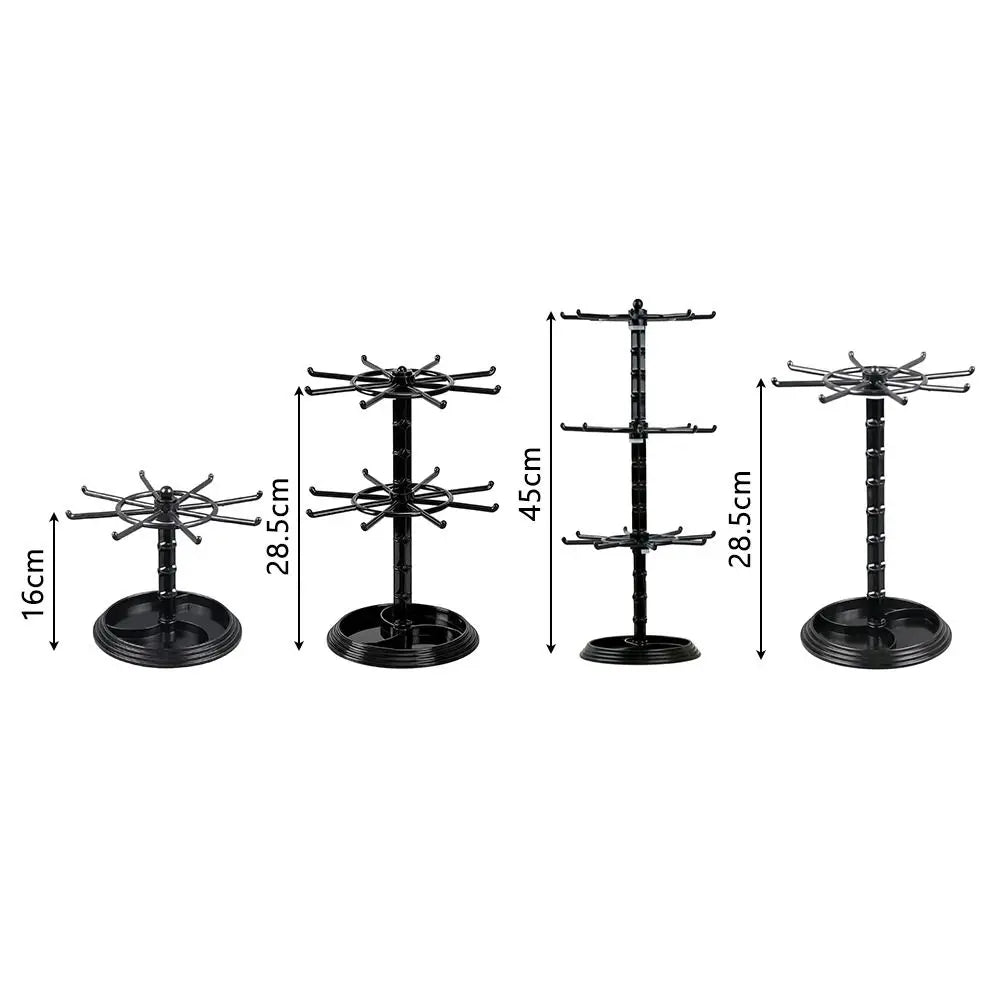Multi-Layer Rotating Jewelry & Keychain Display Stand Organizer Jewelry Display Stand HIP