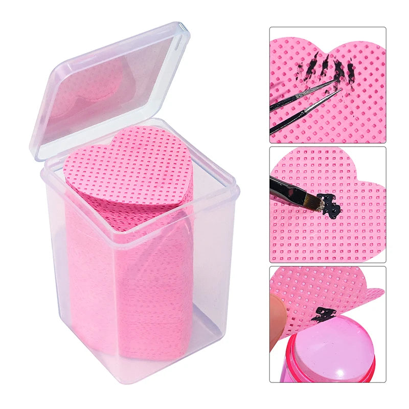200pc Lint-Free Gel Nail Polish Remover Wipes | RUZOFO Nail Remover Wipes HIP