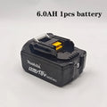 Makita 18V 6Ah Li-Ion Battery BL1850B BL1860 BL1830 LXT400 Power Tool Battery HIP China Mainland 1pcs battery