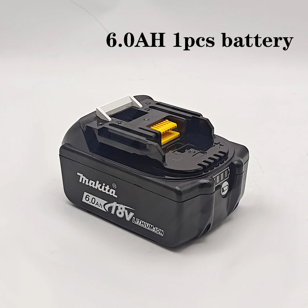 Makita 18V 6Ah Li-Ion Battery BL1850B BL1860 BL1830 LXT400 Power Tool Battery HIP China Mainland 1pcs battery