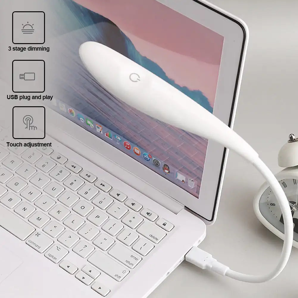 Flexible USB Touch Sensor Night Light Portable LED Lights Notebook Laptops Keyboard Computer Reading Table Lamp Lighting HIP