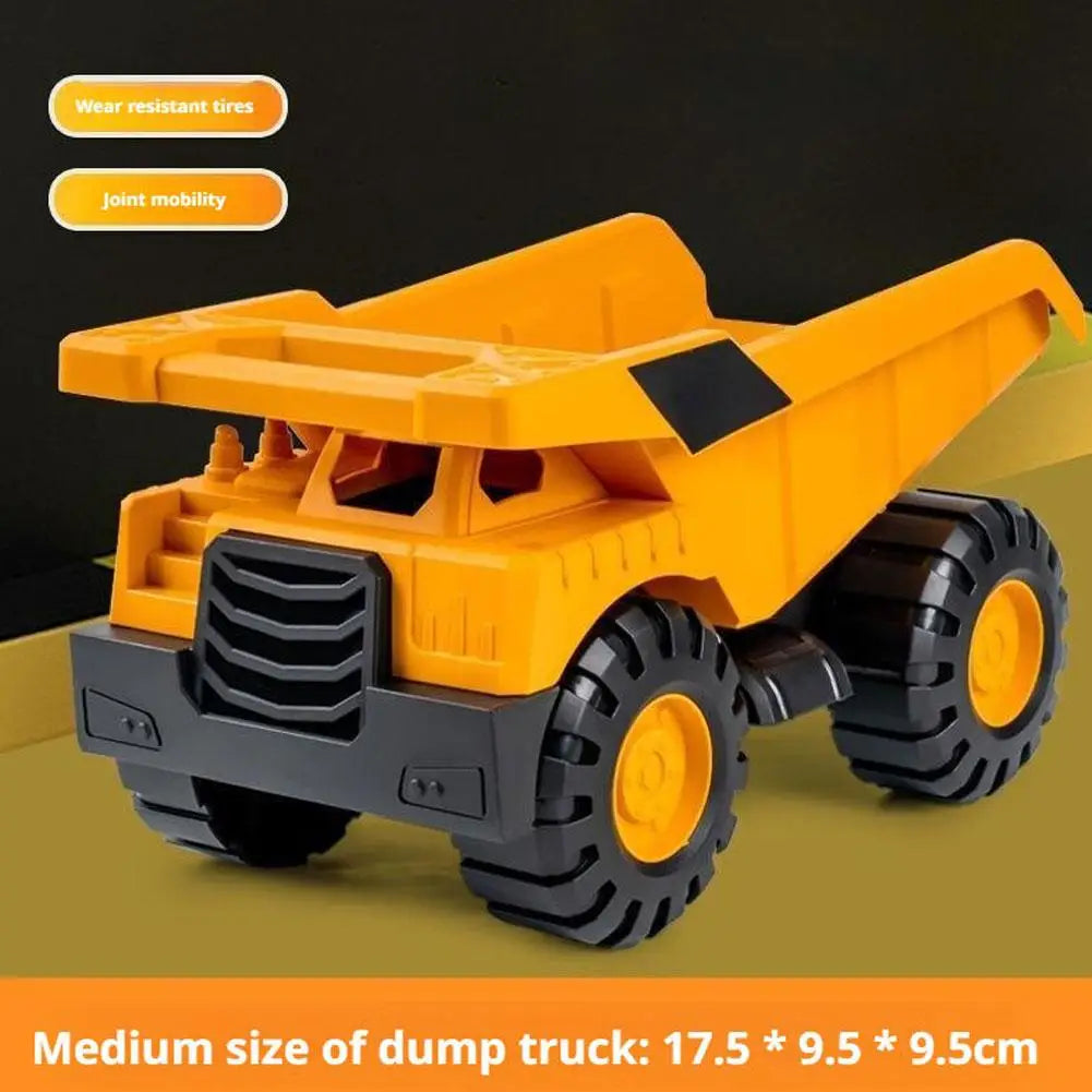 Car Excavator Bulldozer Children Educational Construction Vehicle Toy Engineering Vehicle Model Press Sliding Kids Boy Gift HIP